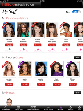 Get the Hairstyle Try-On App for your iPadÂ®