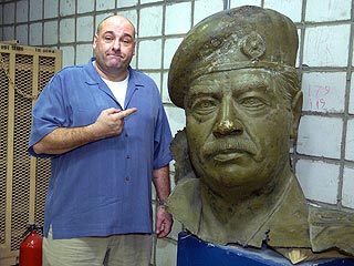 Sopranos Mob Boss Greets U.S. Soldiers