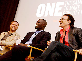 Brad Pitt, Bono Team Up Against Poverty