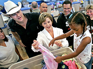 Laura Bush Guest Stars on Extreme Makeover