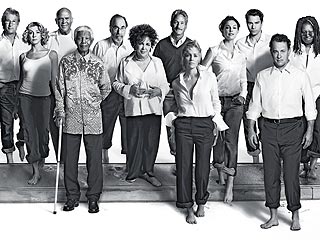 Mandela, Hanks Unite for AIDS Campaign