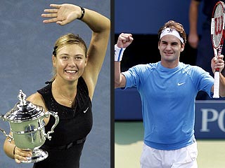 Sharapova, Federer Win at U.S. Open