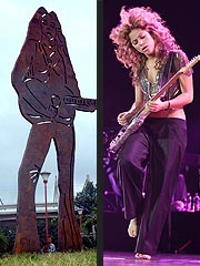 Fans Unveil 6-Ton Metal Statue of Shakira