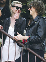 Kirsten Dunst & Johnny Borrell Cozy Up in London