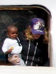 Madonna Leaves Malawi with the Kids
