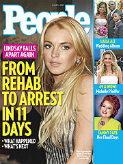 COVER STORY SNEAK PEEK: Lindsay's 'Friends' Enabled Meltdown