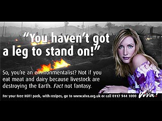 Heather Mills Uses Leg Joke for Latest Anti-Meat Ad