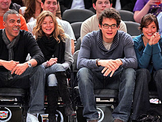 Ellen Pompeo and Minka Kelly Enjoy Basketball with Their Beaus