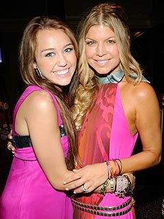 Miley Cyrus Is Fergie's Choice at Teen Awards