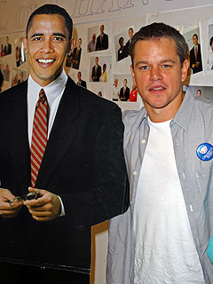Matt Damon Gets Out the Vote in Florida
