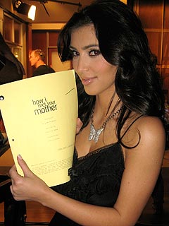 Kim Kardashian Brings Mom to Her TV Shoot