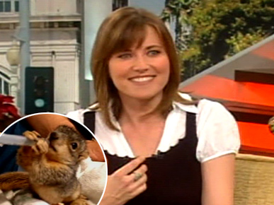 Lucy Lawless is Squirrel's Hero