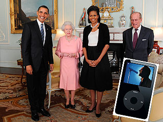 Obamas Bearing Gifts: An iPod for the Queen!