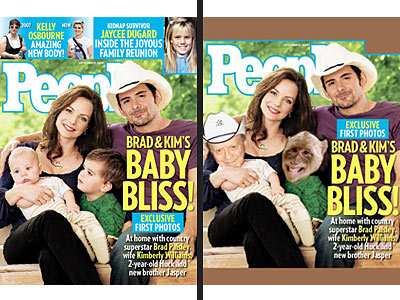 Brad Paisley Redesigns Cover of PEOPLE!