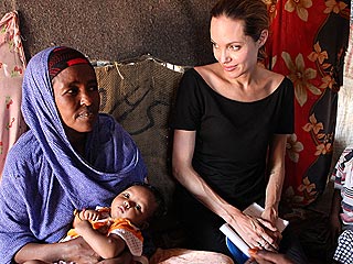 PHOTOS: Angelina Jolie Reaches Out to African Refugees