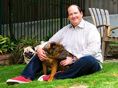 Office Star Brian Baumgartner's Little Dogs Would Rather Go Naked