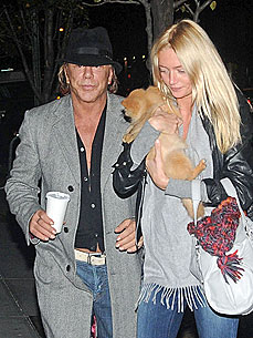 Mickey Rourke Helps Gal Pal Pick Out a Puppy