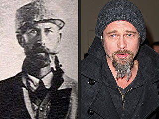 Brad's Beard Getting Him Into Character?