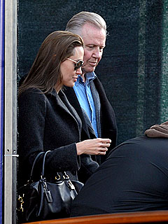 The Jolie-Pitts Step Out – with Jon Voight