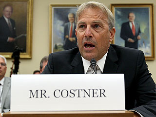 Kevin Costner Explains His Oil-Spill Cleanup Device to Congress