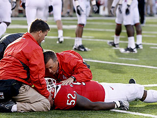 Star Rutgers Football Player Paralyzed Below the Neck During Game