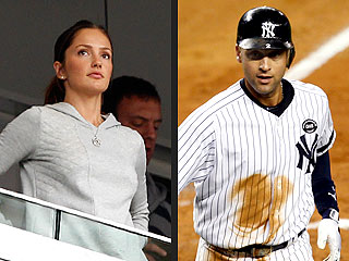 Derek Jeter Toasts His 3,000th Hit with Minka Kelly & Cupcakes