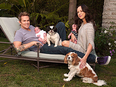 Mark McGrath's Dogs 'Protect' His Newborn Twins