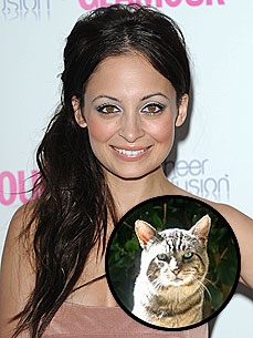 Nicole Richie Rescues a Cat!