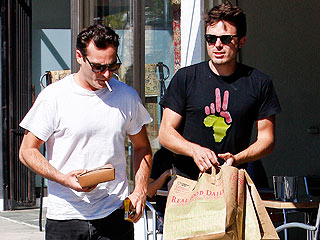 Joaquin Phoenix & Casey Affleck Catch Up in L.A.
