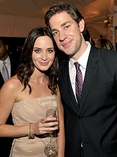 John Krasinski & Emily Blunt's Casual Chateau Date