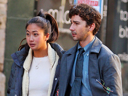 Shia LaBeouf's Lovely On-Set Visitor: His Girlfriend!