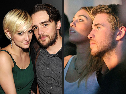 Double Date? Ashlee & Vincent Party with Liam & Miley in L.A.