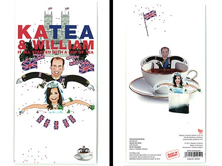 Kate Middleton, Prince William Tea Memorabilia