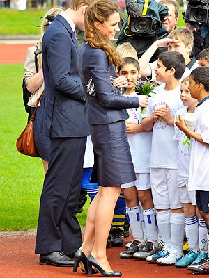 Kate Middleton's Sensible Blue Heels Can Be Yours