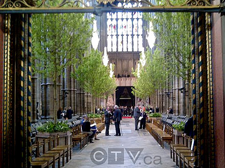 Westminster Abbey - Inside for Royal Wedding