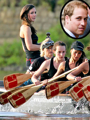 Prince William & Kate to Face Off in July 4 Dragonboat Race