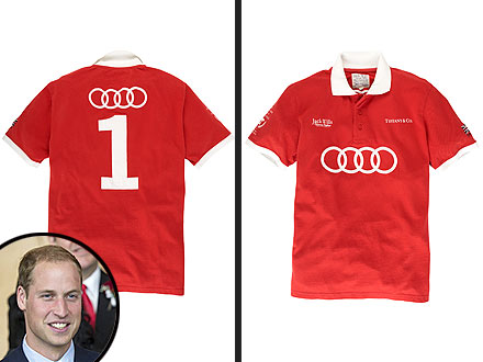 Prince William Wears Jack Wills Polo Jersey in California