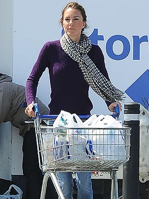 Kate Middleton Shops for Groceries in Wales