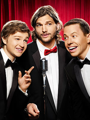 Ashton Kutcher, Two and a Half Men Debut
