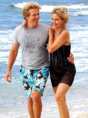Heather Locklear Engaged to Jack Wagner; Celebrate 50th Birthday on Beach