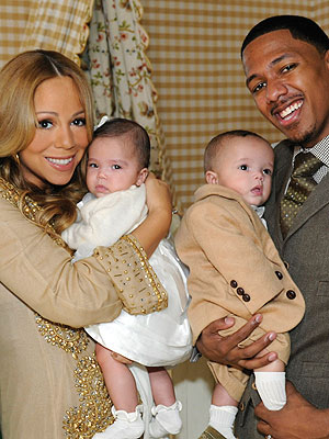 Mariah Carey on Mariah Carey And Nick Cannon With Babies Monroe And Moroccan