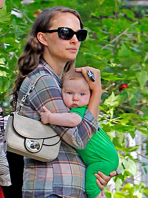 Natalie Portman's Son Aleph: Photographed in Hollywood