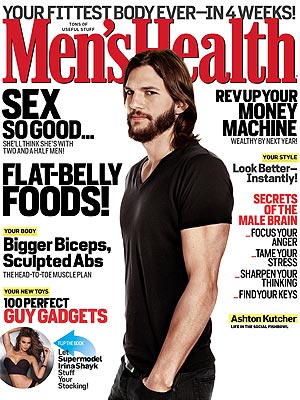 Demi Moore, Ashton Kutcher Split: He Talks Relationships in Men's Health
