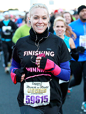 Kate Gosselin Runs Marathon in Las Vegas