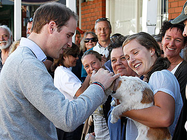 Spotted: Prince William Makes a Furry Friend!
