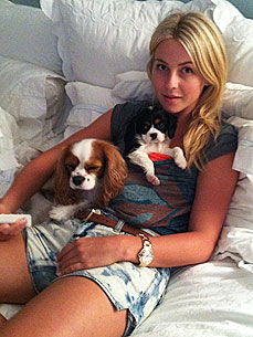 Julianne Hough Welcomes New Pup Harley