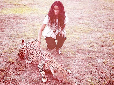 Ciara Catches a Cheetah on Safari