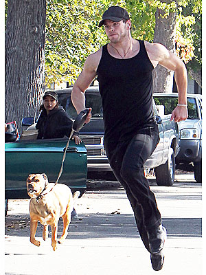 Kellan Lutz Workout Secret, His Dogs