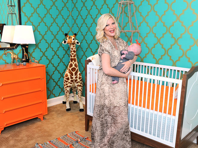 Tori Spelling's Safari-Themed Nursery