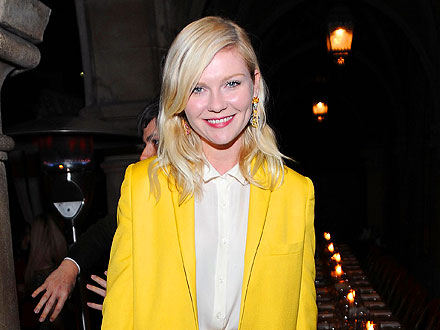 Kirsten Dunst Enjoys a Martini at the Chateau Marmont